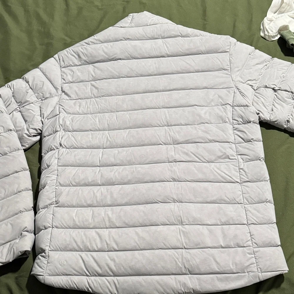 Lululemon Gray Down Puffer Jacket - Picture 2 of 3